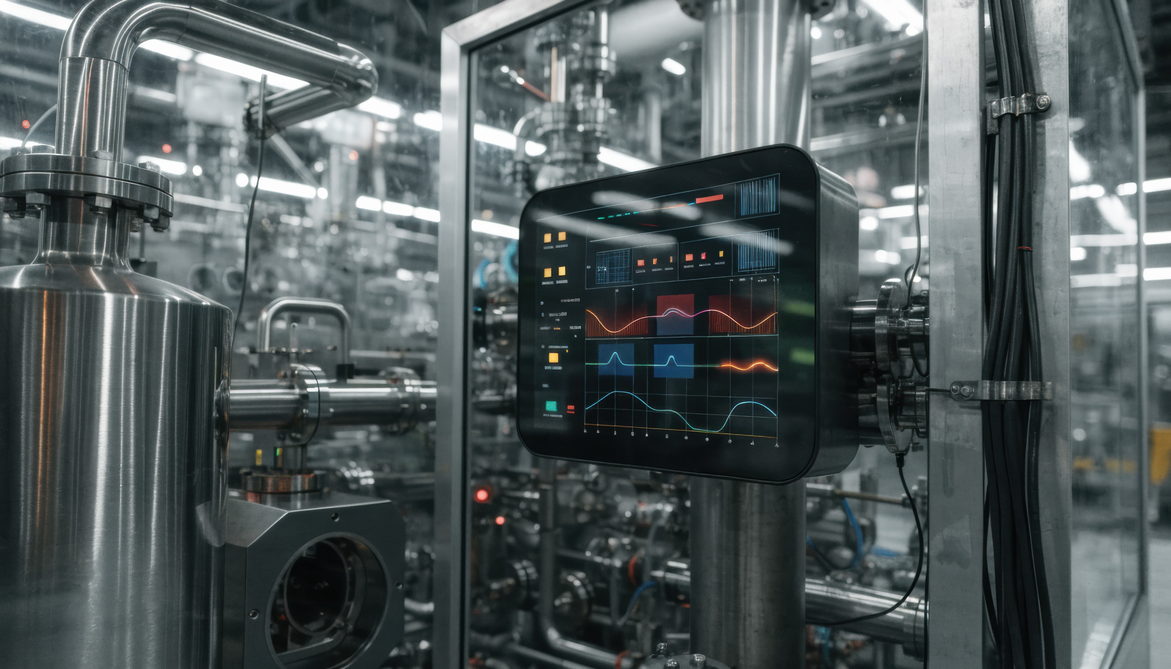 Une interface numérique industrielle moderne
